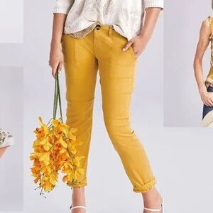 Women's Yellow Cabi Utility Trousers
